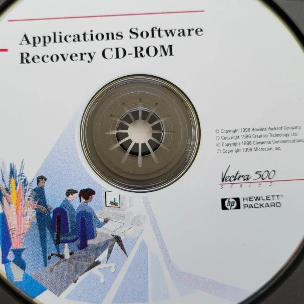 Vintage - HP Applications Software Recovery CD-ROM for Vectra 500, 1996